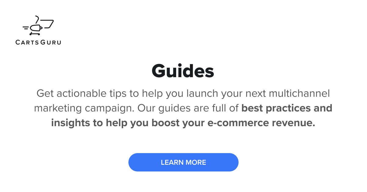 Guides Marketing Best Practices Carts Guru